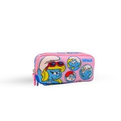 Şirinler Smurfette Style iki Gözlü Kalemlik