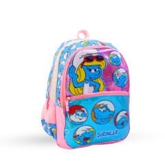 Şirinler Smurfette Style Üç Gözlü Sırt Çantası