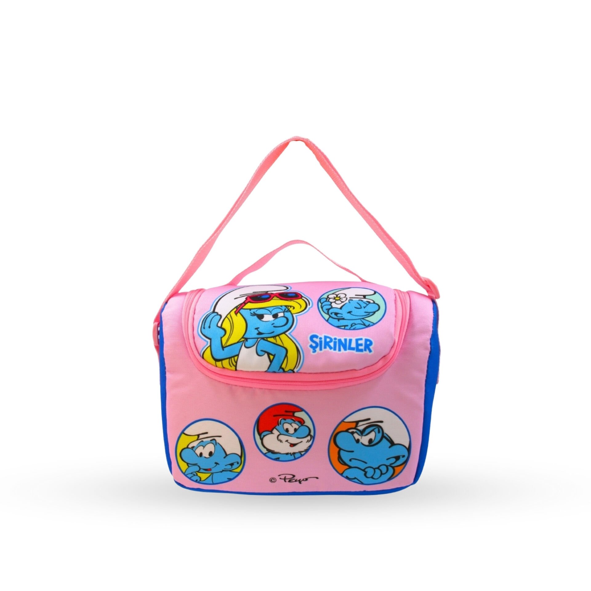 Şirinler Smurfette Style Termal Beslenme Çantası