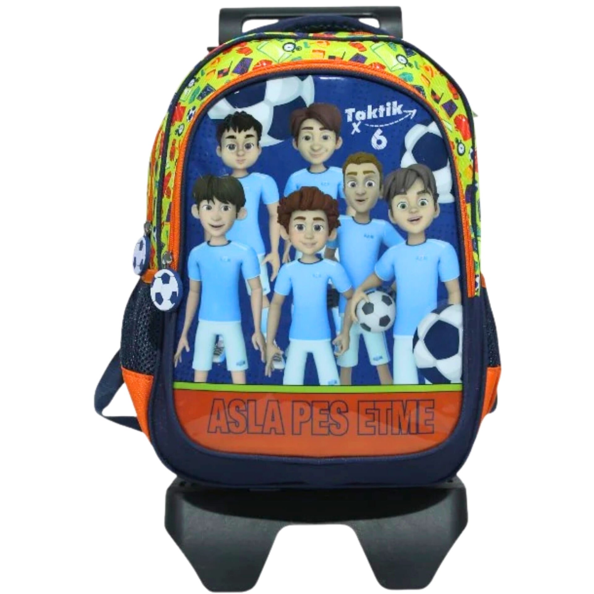 TRT Çocuk Taktik 6 İki Gözlü Çekçekli Sırt Çantası