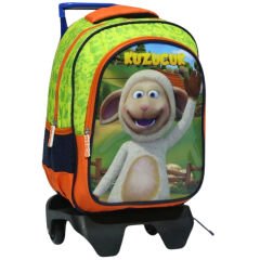 TRT Çocuk Kuzucuk İki Gözlü Çekçekli Sırt Çantası