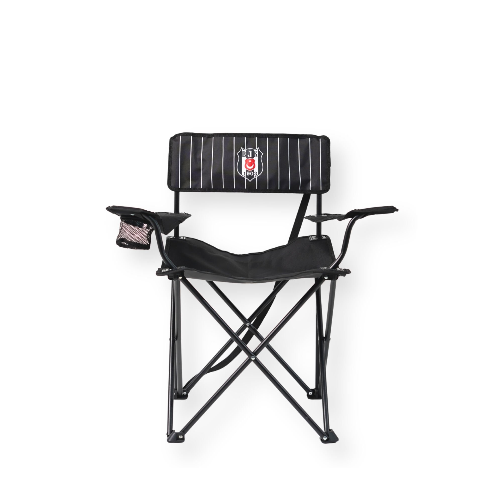 Beşiktaş Çizgili Kamp Sandalyesi (Tk110 kg)