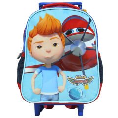 TRT Çocuk Aslan ve Hürkuş No4 Tek Gözlü Çekçekli Sırt Çantası