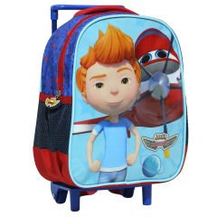 TRT Çocuk Aslan ve Hürkuş No4 Tek Gözlü Çekçekli Sırt Çantası