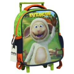 TRT Çocuk Kuzucuk Tek Gözlü Çekçekli Sırt Çantası