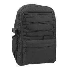 Lodos Siyah Beş Gözlü Sırt Çantası