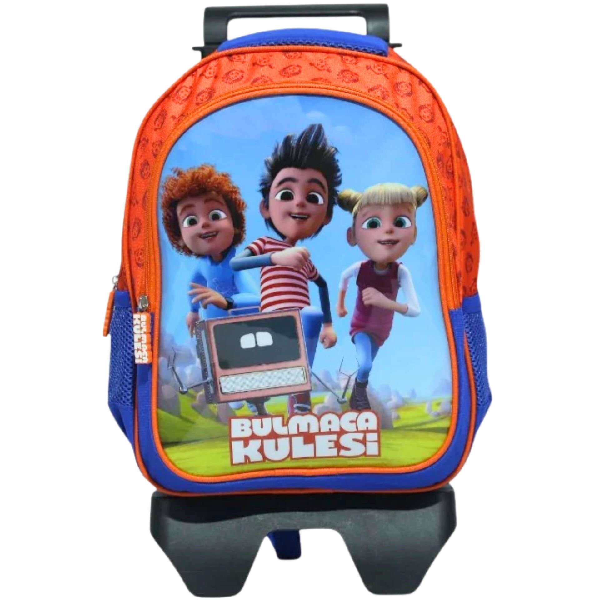 TRT Çocuk Bulmaca Kulesi İki Gözlü Çekçekli Sırt Çantası