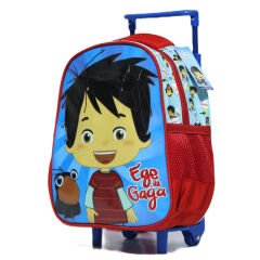 TRT Çocuk Ege ile Gaga Tek Gözlü Çekçekli Sırt Çantası