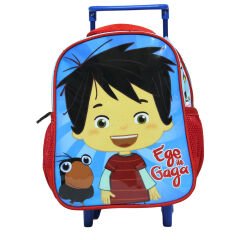 TRT Çocuk Ege ile Gaga Tek Gözlü Çekçekli Sırt Çantası