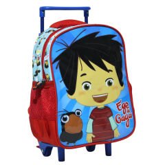 TRT Çocuk Ege ile Gaga Tek Gözlü Çekçekli Sırt Çantası