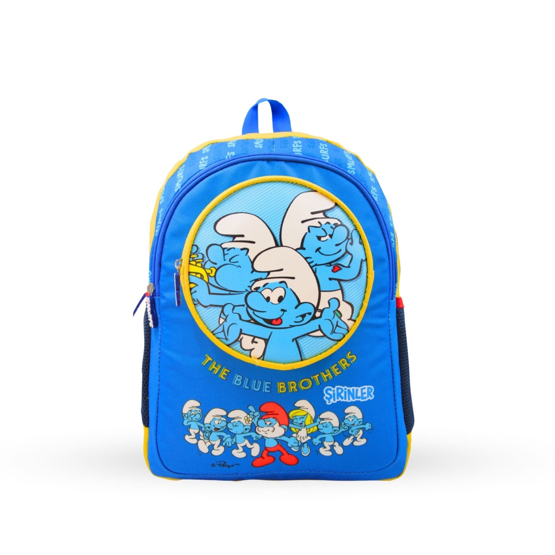 Şirinler Fun Smurfs Üç Gözlü Sırt Çantası